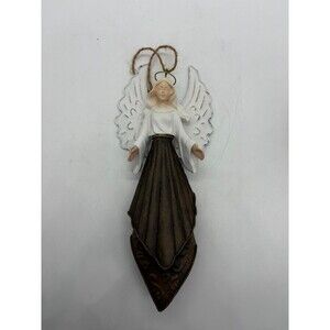 Vintage Style Angel Ornament Religious Figural Christmas Tree Decoration 8"